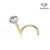 Kyra : Piercing Nez Diamant et Or 14k