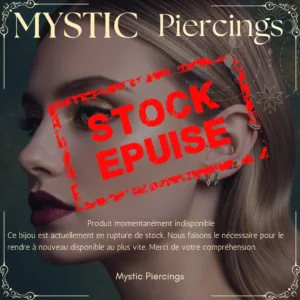 Piercing clou en or épuré